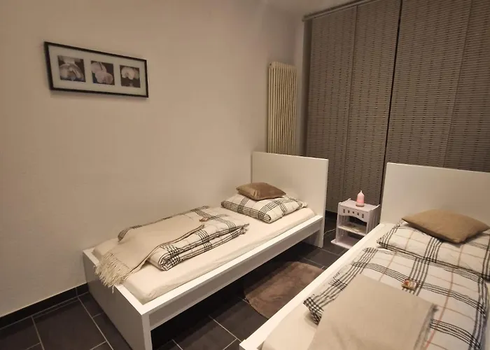 Zentrales City-apartment Mit Garage Und Arbeitsplatz Geeignet Fuer Business Und Familie * Duisburgo